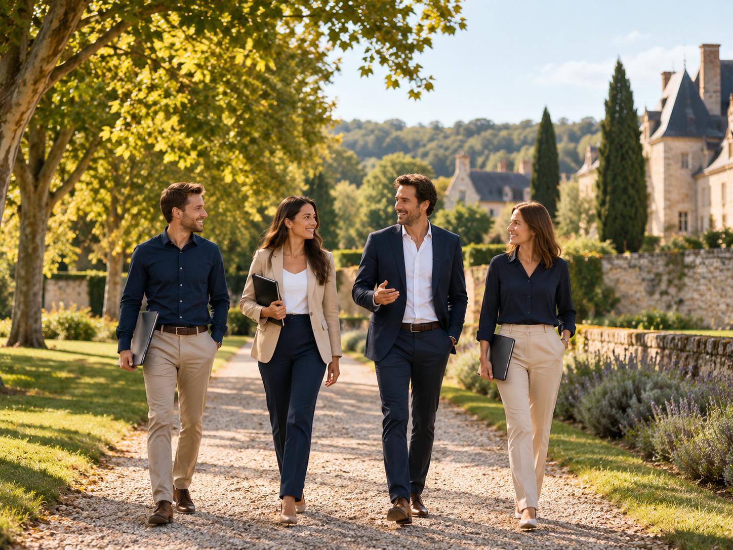 Équipe et entrepreneurs Vignaud Immobilier en Touraine